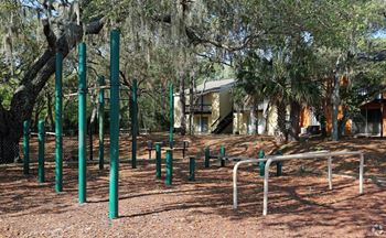Outdoor fitness area